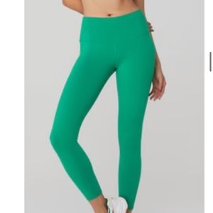 Green Alo Leggings